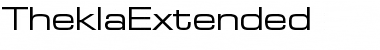 TheklaExtended Font