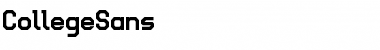 College Sans Font