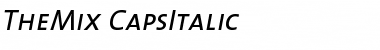 TheMix-CapsItalic Font