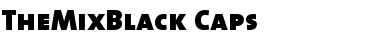 TheMixBlack-Caps Font