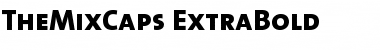 TheMixCaps-ExtraBold Extra Bold Font