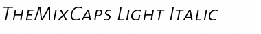 TheMixCaps-Light Light Font