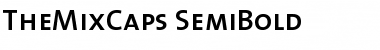 TheMixCaps-SemiBold Semi Bold Font