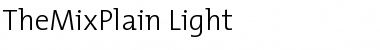 TheMixPlain-Light Light Font