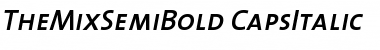 TheMixSemiBold-CapsItalic Font