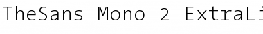 TheSans Mono ExtraLight Font