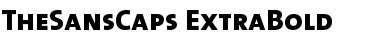 TheSansCaps-ExtraBold Extra Bold Font