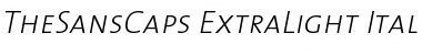 TheSansCaps-ExtraLight Font