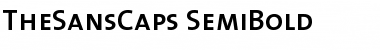 TheSansCaps-SemiBold Semi Bold Font