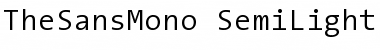 TheSansMono Light Font