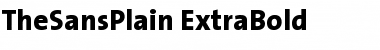 TheSansPlain-ExtraBold Extra Bold Font