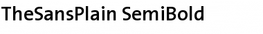 TheSansPlain-SemiBold Font