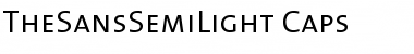 TheSansSemiLight-Caps Font