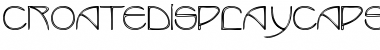 CroateDisplayCaps Font