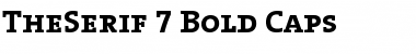 TheSerif Bold Font