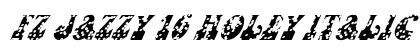 FZ JAZZY 16 HOLEY ITALIC Normal preview