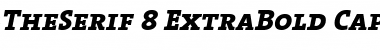 TheSerif ExtraBold Italic Font