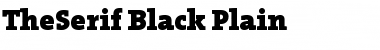 The Serif Black- Font