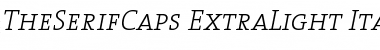 Download TheSerifCaps-ExtraLight Font