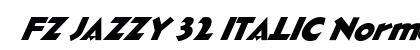 FZ JAZZY 32 ITALIC Normal preview