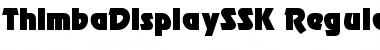 ThimbaDisplaySSK Font