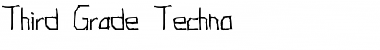 Download Third Grade Techno Font Download Third Grade Techno Font