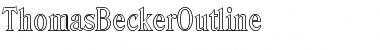 Download ThomasBeckerOutline Font