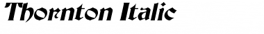 Thornton Italic Font