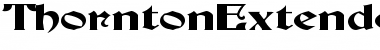 ThorntonExtended Font