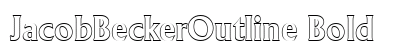 JacobBeckerOutline Bold preview