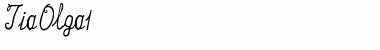 Download TiaOlga1-manuscript Font Download TiaOlga1-manuscript Font