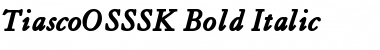 TiascoOSSSK Font