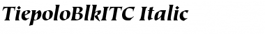 TiepoloBlkITC Italic Font