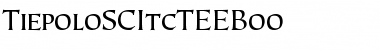 TiepoloSCItcTEEBoo Font