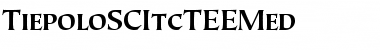 TiepoloSCItcTEEMed Font