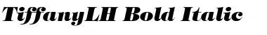TiffanyLH Bold Italic Font