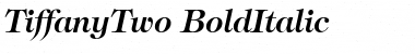 TiffanyTwo BoldItalic Font