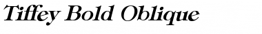 Tiffey Bold-Oblique Font