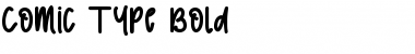 Comic Type Bold Font