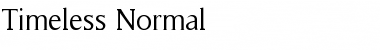 Timeless Regular Font
