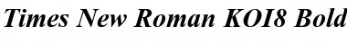 Times New Roman KOI8 Bold Italic Font