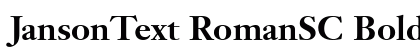 JansonText RomanSC Bold preview