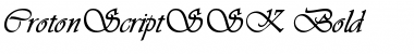 CrotonScriptSSK Font