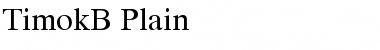TimokB Font
