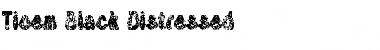 Tioem-Black-Distressed Regular Font