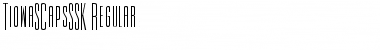 Download TiowaSCapsSSK Font Download TiowaSCapsSSK Font
