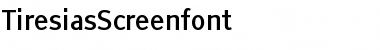 Download TiresiasScreenfont Font Download TiresiasScreenfont Font