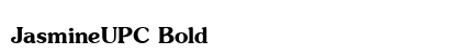 JasmineUPC Bold preview