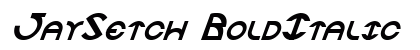 JaySetch BoldItalic preview