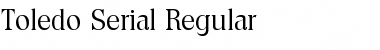 Toledo-Serial Regular Font